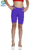 PANTALONCINO IN LYCRA VIOLA BAMBINA